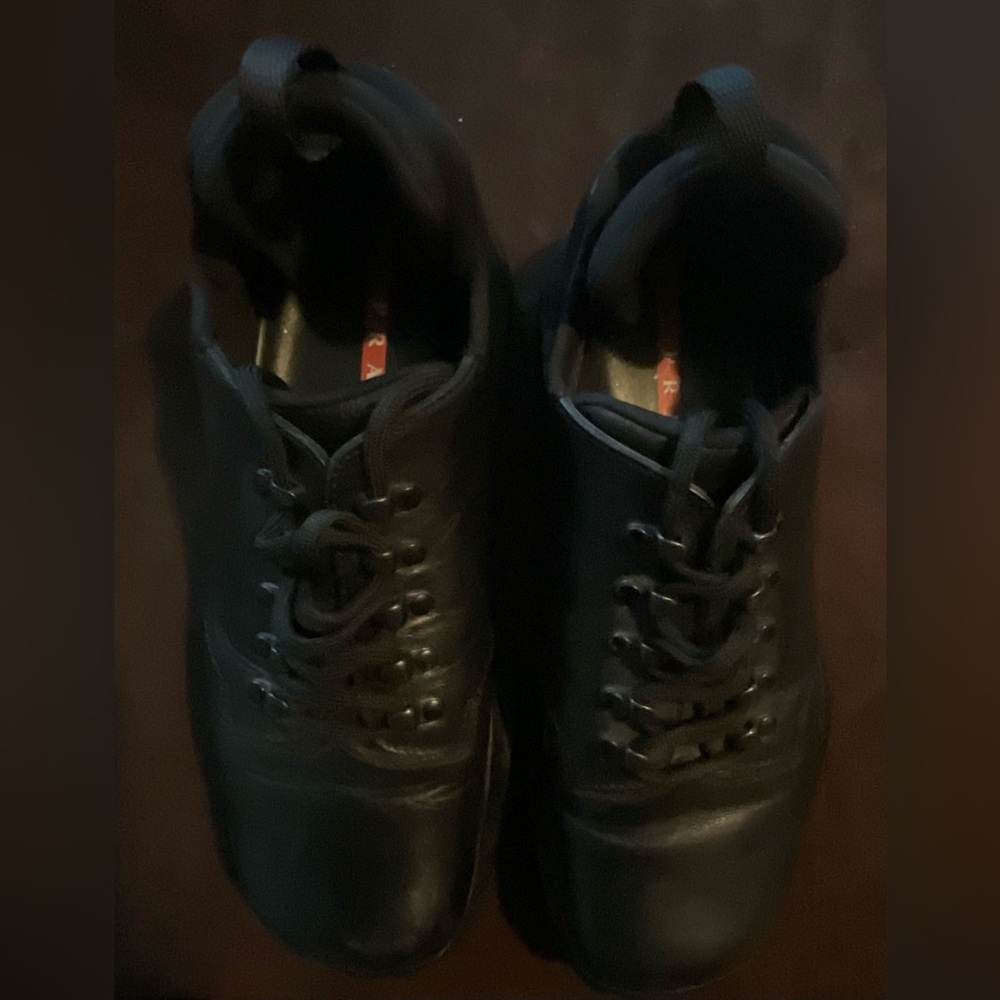 Prada Black Oxfords (Authentic)